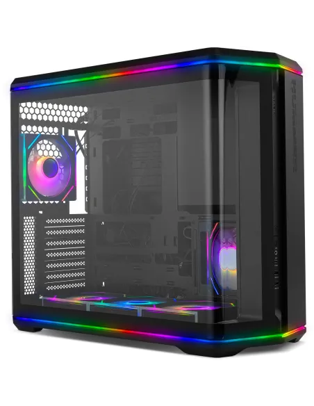 Caja Semitorre ATX Nox Hummer Anvil aRGB Negra