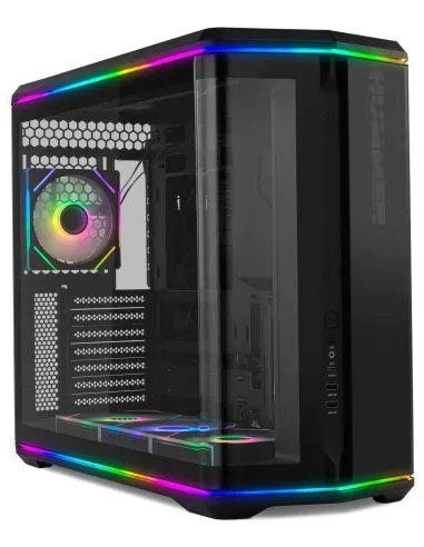 Caja Semitorre ATX Nox Hummer Anvil aRGB Negra
