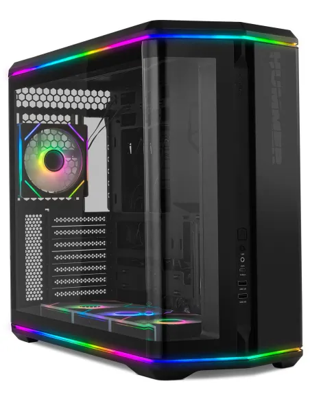 Caja Semitorre ATX Nox Hummer Anvil aRGB Negra