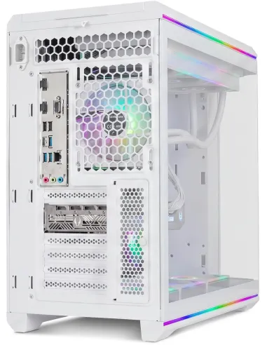 Caja Semitorre ATX Nox Hummer Anvil aRGB Blanca