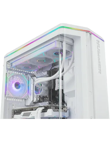 Caja Semitorre ATX Nox Hummer Anvil aRGB Blanca