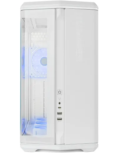 Caja Semitorre ATX Nox Hummer Anvil aRGB Blanca