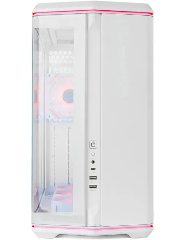 Caja Semitorre ATX Nox Hummer Anvil aRGB Blanca