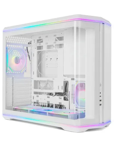 Caja Semitorre ATX Nox Hummer Anvil aRGB Blanca