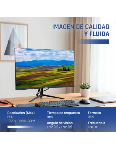 iggual IGG320921: monitor IPS 23,8" 120 Hz Full HD