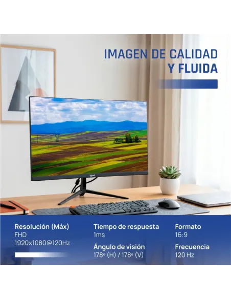 iggual IGG320921: monitor IPS 23,8" 120 Hz Full HD