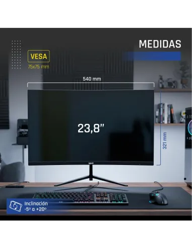 iggual IGG320921: monitor IPS 23,8" 120 Hz Full HD