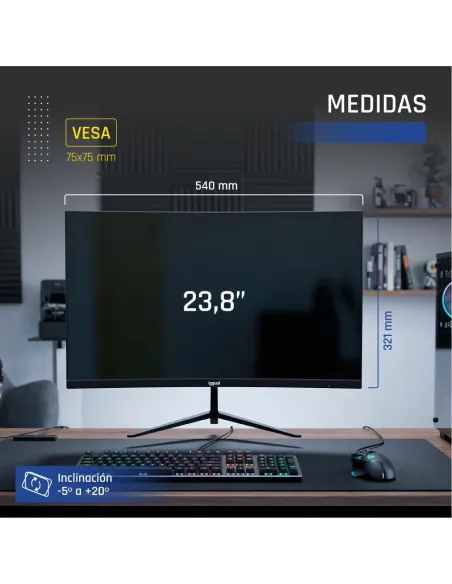 iggual IGG320921: monitor IPS 23,8" 120 Hz Full HD