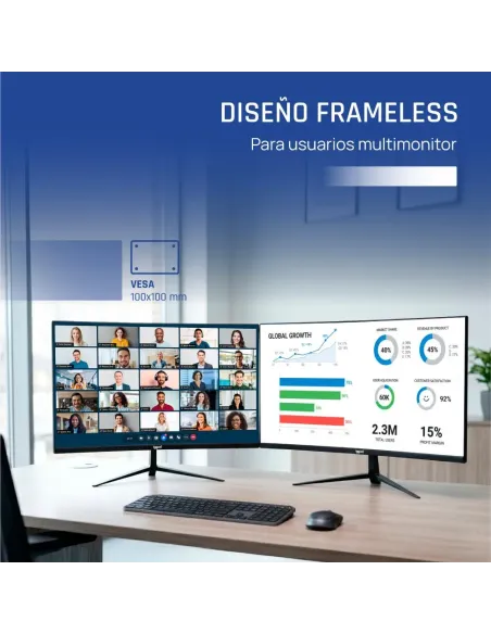 Monitor iggual IGG320914  27" IPS Full HD 120Hz con VGA y DP