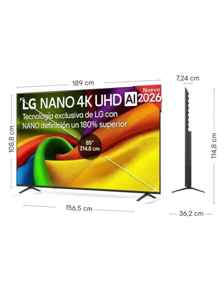LG 85NU850B6LA TV 85" NanoCell 4K webOS 26 eARC HDR