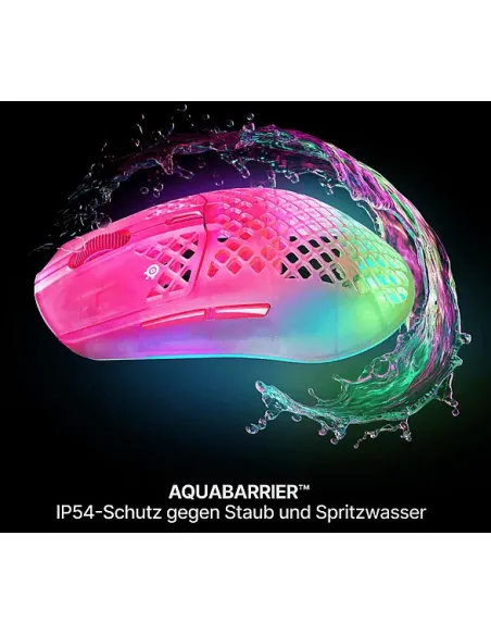 SteelSeries Aerox 3 Wireless Gen 2 Magenta Haze de solo 68 g