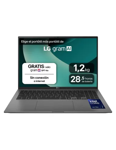 LG Gram AI 16Z90TL-G.AU88B Intel Core Ultra 7 258V/32GB/1TB SSD/16" W11 Home