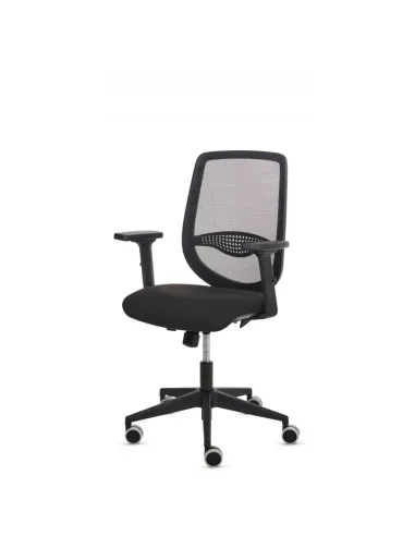 Fellowes Fluenza Negra silla ergonómica para oficina