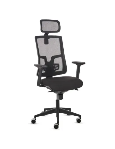 Silla Ergonómica de Oficina Fellowes Eleganza Plus Negra
