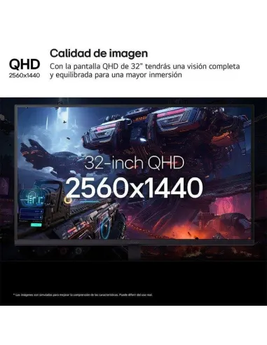 Monitor LG UltraGear 32G620B-B pantalla QHD 200Hz IPS 31,5"