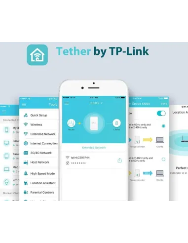 TP-Link RE300 repetidor Wi-Fi AC1200 OneMesh con WPS