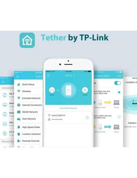 TP-Link RE300 repetidor Wi-Fi AC1200 OneMesh con WPS