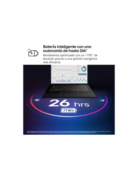 Portátil 16" LG Gram Book AI 16U55U-G.AU75BN Windows 11 Home