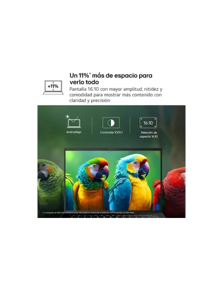 Portátil 16" LG Gram Book AI 16U55U-G.AU75BN Windows 11 Home