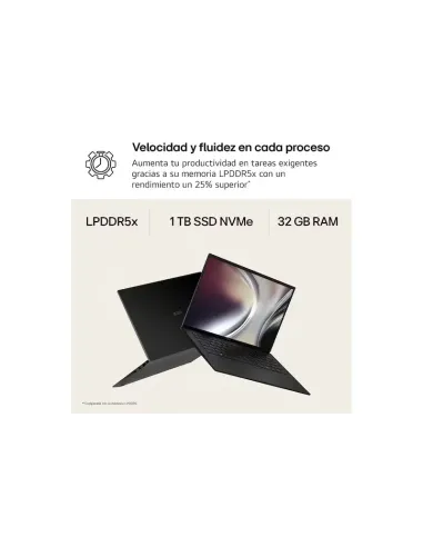 Portátil 16" LG Gram Book AI 16U55U-G.AU75BN Windows 11 Home