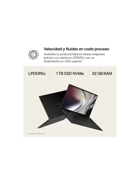 Portátil 16" LG Gram Book AI 16U55U-G.AU75BN Windows 11 Home