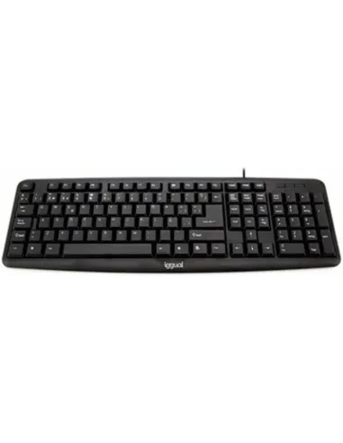 Iggual CK-BASIC-105T negro: teclado USB 105 teclas