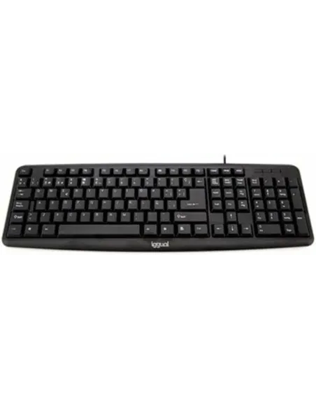 Iggual CK-BASIC-105T negro: teclado USB 105 teclas