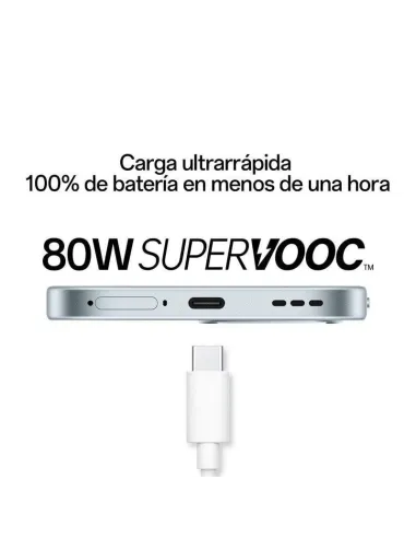 Smartphone OPPO A6 Pro 5G 8GB/256GB Titanio: AMOLED 120 Hz