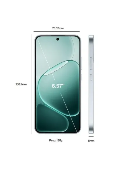 Smartphone OPPO A6 Pro 5G 8GB/256GB Titanio: AMOLED 120 Hz