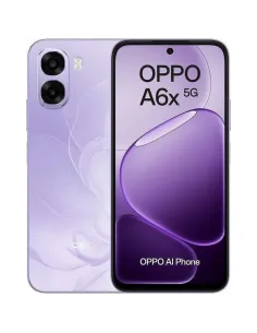 OPPO A6x 6GB 256GB Plum Purple 6.75" hasta 120 Hz y 6100 mAh