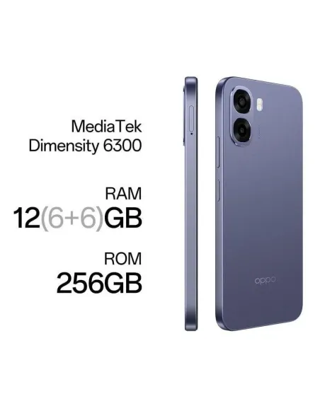 Smartphone OPPO A6x 6GB 256GB Plum Purple 6.75" hasta 120 Hz