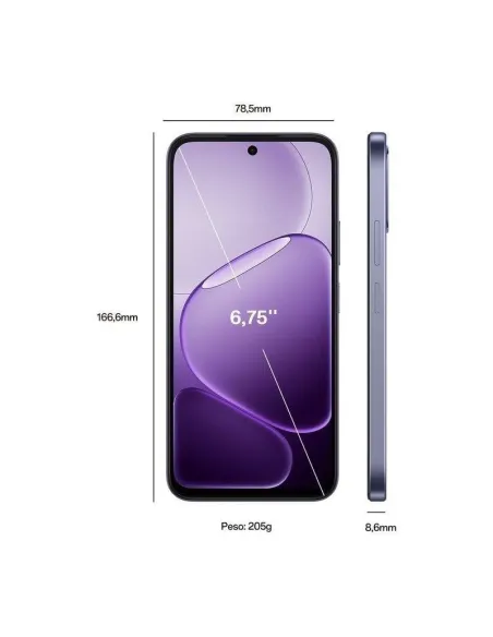 Smartphone OPPO A6x 4GB 128GB Ice Blue 6.75" hasta 120 Hz