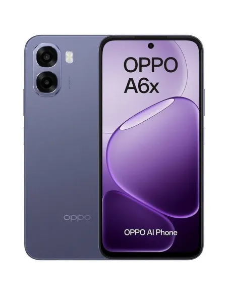 OPPO A6x 4G 4GB 128GB Púrpura pantalla LCD de 6,75" a 120 Hz y 6100 mAh