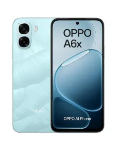 OPPO A6x 4G 4GB 128GB Ice Blue pantalla LCD de 6,75" a 120 Hz y 6100 mAh