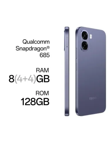 Smartphone OPPO A6x 4G 4GB 128GB Ice Blue de 6,75" a 120 Hz