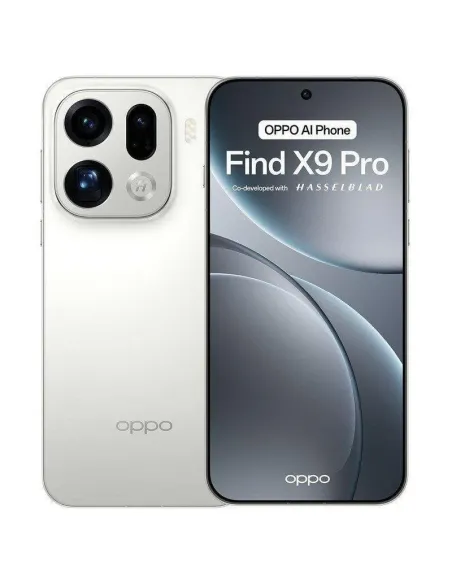 OPPO Find X9 Pro 5G 16GB 512GB Blanco pantalla AMOLED ProXDR de 6,78" a 120 Hz