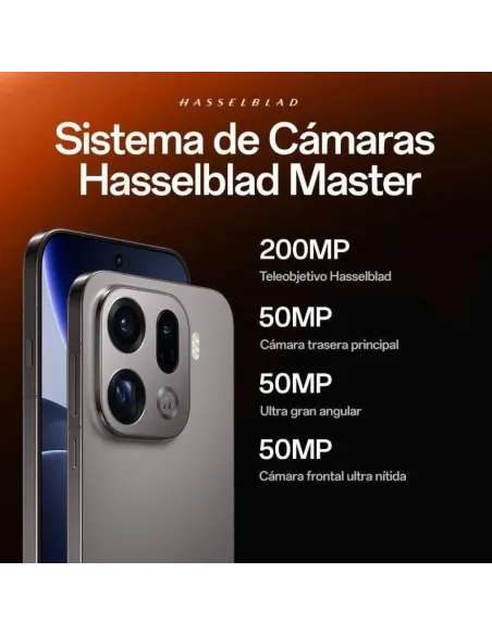 Smartphone OPPO Find X9 Pro 5G 16GB 512GB Blanco de 6.78"