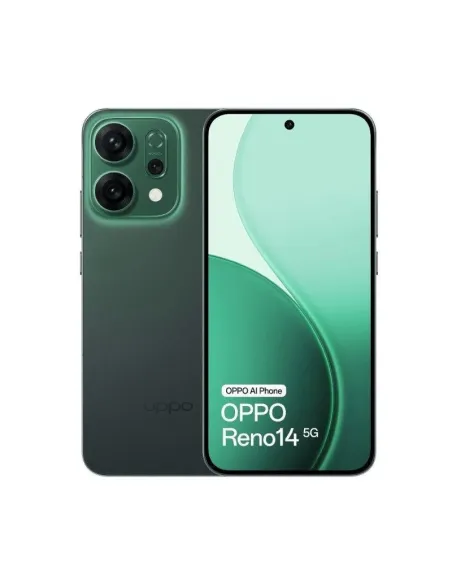 OPPO Reno14 5G 12GB 512GB Verde pantalla AMOLED de 6,59 a 120 Hz y 6000 mAh
