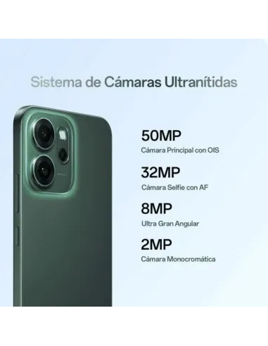 Smartphone OPPO Reno14 F 5G 8GB 256GB Luminous Green 6.57"