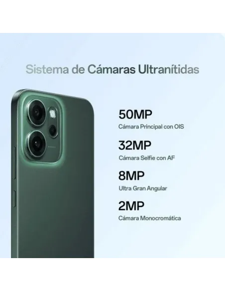 Smartphone OPPO Reno14 F 5G 8GB 256GB Luminous Green 6.57"