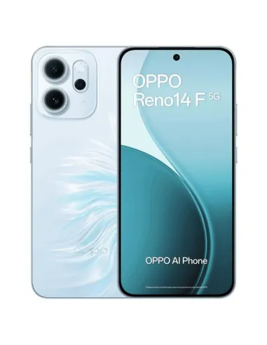 OPPO Reno14 F 5G 8GB 256GB Opal Blue pantalla AMOLED de 6,57" a 120 Hz y 6000 mHa