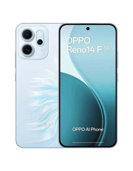 OPPO Reno14 F 5G 8GB 256GB Opal Blue pantalla AMOLED de 6,57" a 120 Hz y 6000 mHa
