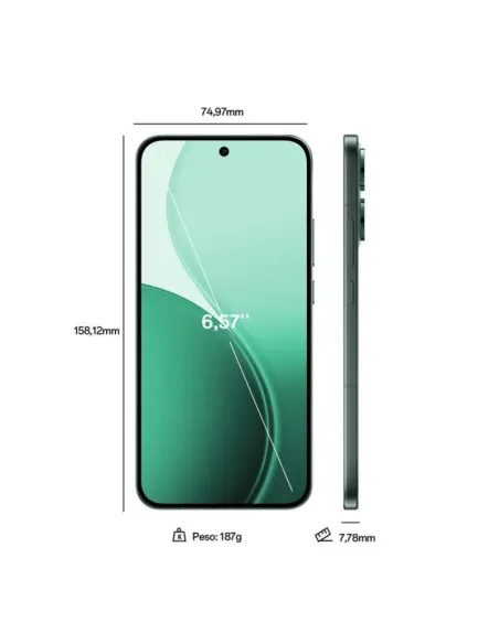 Smartphone OPPO Reno14 F 5G 8GB 256GB Opal Blue de 6.57"