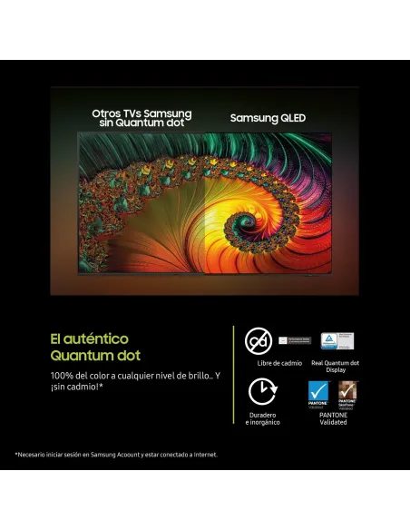 Samsung QLED Q6F 55" 4K Tizen con eARC y HDR10+ Smart TV
