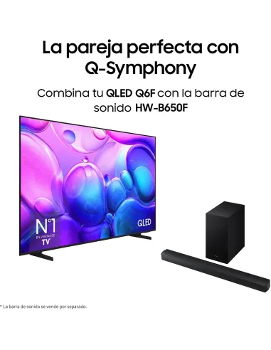 Samsung QLED Q6F 55" 4K Tizen con eARC y HDR10+ Smart TV