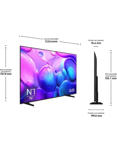 Samsung QLED Q6F 55" 4K Tizen con eARC y HDR10+ Smart TV
