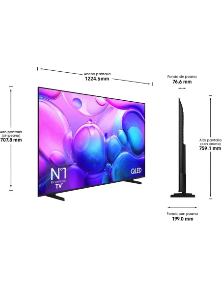 Samsung QLED Q6F 55" 4K Tizen con eARC y HDR10+ Smart TV
