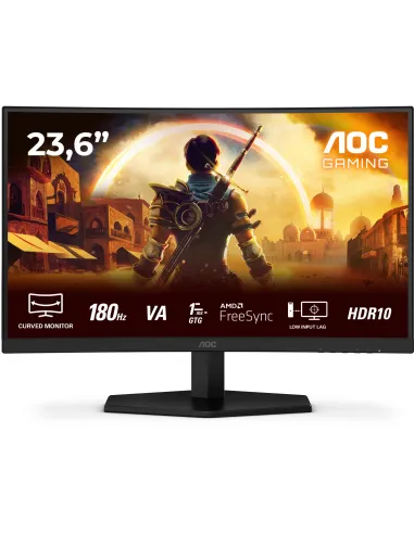AOC C24G42E 23.6" Fast VA FullHD 180Hz HDR10 Altavoces Adaptive Sync Curvo