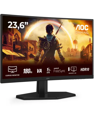 Monitor AOC C24G42E 23,6" curvo 180 Hz Fast VA, HDR10 gaming