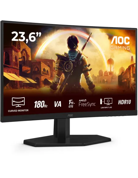 Monitor AOC C24G42E 23,6" curvo 180 Hz Fast VA, HDR10 gaming
